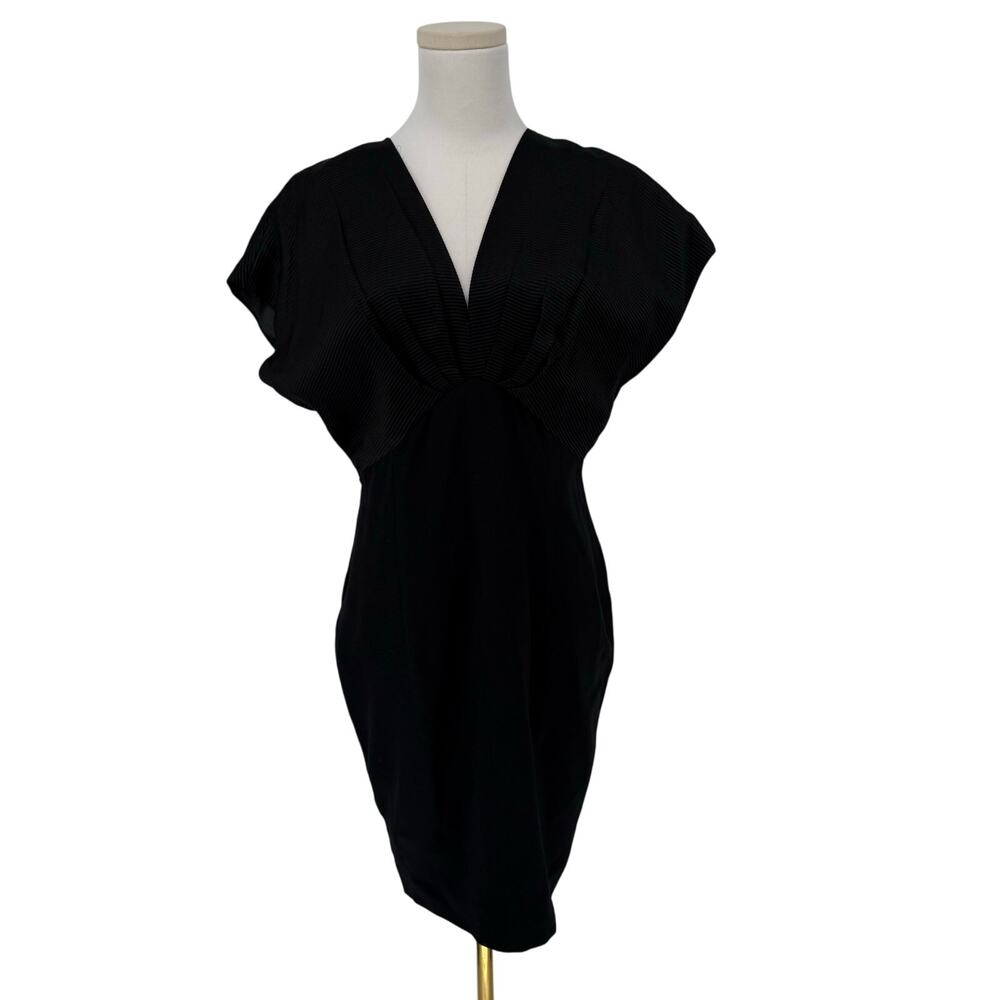Sheath V-Neck Ponte Dress Professional Career Women’s Classic Workwear Unbranded
